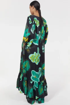 Rodebjer The Heartleaf Capsule^Dakota Leaf Hammered Dress