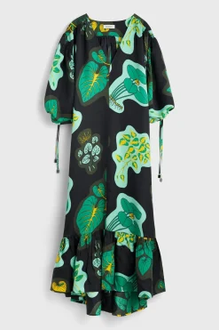 Rodebjer The Heartleaf Capsule^Dakota Leaf Hammered Dress
