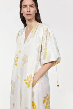 Rodebjer New Arrivals^Dakota Leaf Hammered Dress