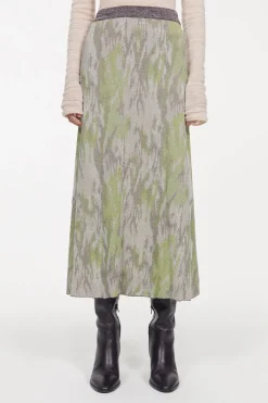 Rodebjer Skirts^Flora Jaquard Knitted Skirt