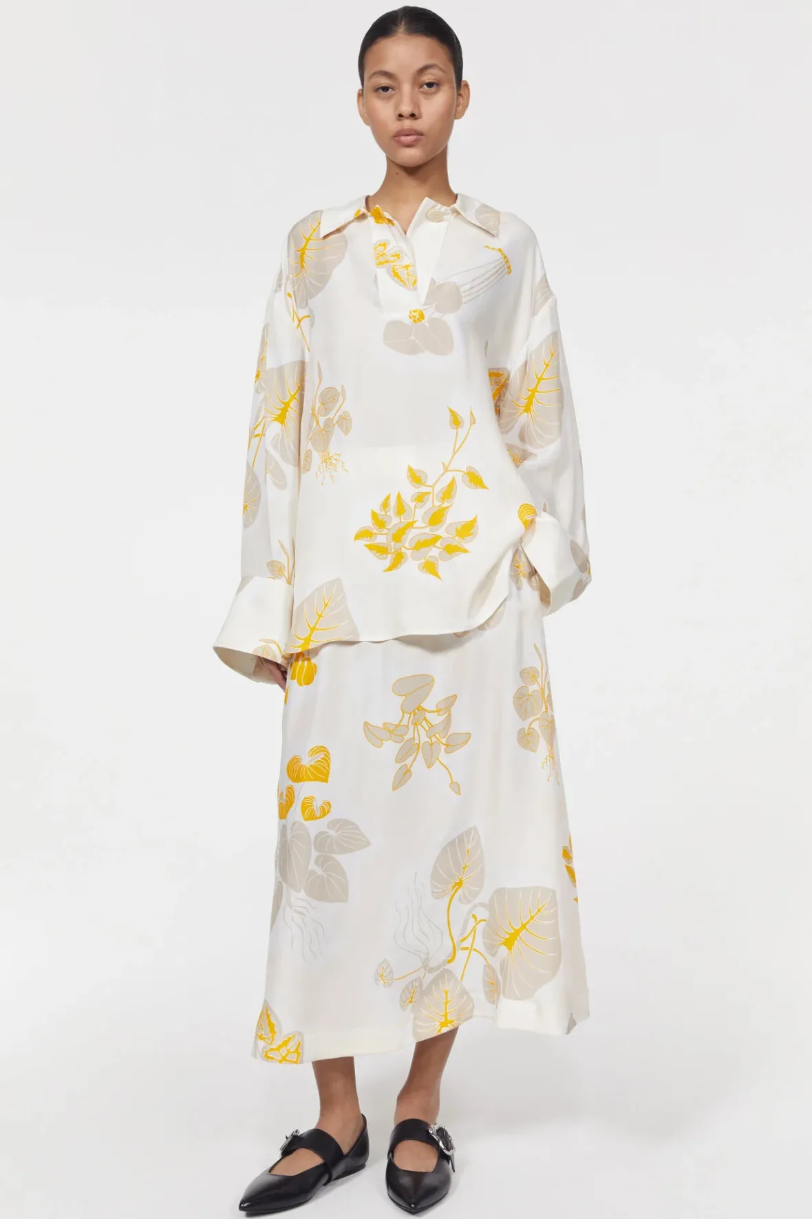 Rodebjer The Heartleaf Capsule^Sunshine Leaf Shirt